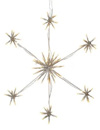 Flower Snowflake Siluett 50 cm - vit - Belysning & el - Julbelysning - Julbelysning utomhus
