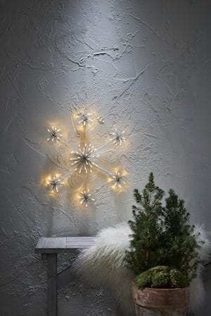 Flower Snowflake Siluett 50 cm - vit - Belysning & el - Julbelysning - Julbelysning utomhus