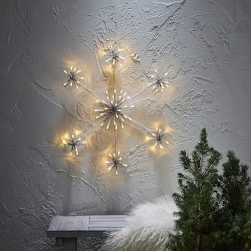 Flower Snowflake Siluett 50 cm - vit - Belysning & el - Julbelysning - Julbelysning utomhus