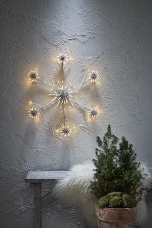 Flower Snowflake Siluett 60 cm - vit - Belysning & el - Julbelysning - Julbelysning utomhus