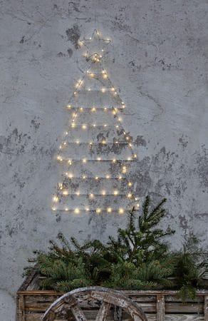 Folde Siluett belysning julgran 120 cm - silver - Belysning & el - Julbelysning - Julbelysning utomhus