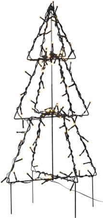 Foldy Utomhusdekoration julgran med belysning 50 cm - svart - Belysning & el - Julbelysning - Julbelysning utomhus