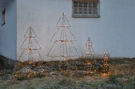 Foldy Utomhusdekoration julgran med belysning 90 cm - svart - Belysning & el - Julbelysning - Julbelysning utomhus
