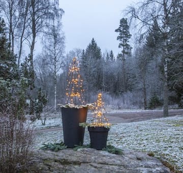 Foldy Utomhusdekoration julgran med belysning 90 cm - svart - Belysning & el - Julbelysning - Julbelysning utomhus