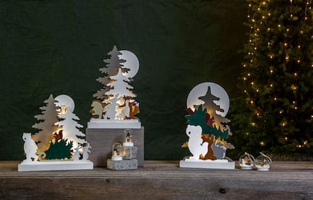 Forest Friends Inomhusdekoration belysning 28 cm - flerfärgad - Belysning & el - Julbelysning - Övrig julbelysning