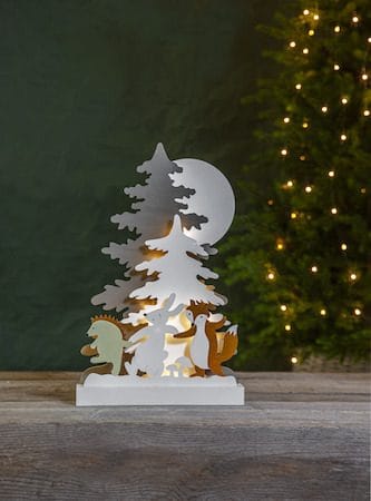 Forest Friends Inomhusdekoration belysning 28 cm - flerfärgad - Belysning & el - Julbelysning - Övrig julbelysning