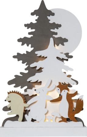 Forest Friends Inomhusdekoration belysning 28 cm - flerfärgad - Belysning & el - Julbelysning - Övrig julbelysning