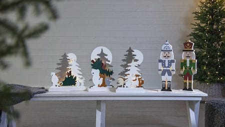 Forest Friends Inomhusdekoration belysning 28 cm - flerfärgad - Belysning & el - Julbelysning - Övrig julbelysning