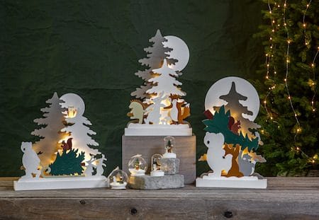 Forest Friends Inomhusdekoration belysning 28 cm - flerfärgad - Belysning & el - Julbelysning - Övrig julbelysning