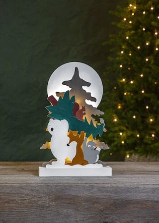 Forest Friends Inomhusdekoration belysning 28 cm - flerfärgad - Belysning & el - Julbelysning - Övrig julbelysning