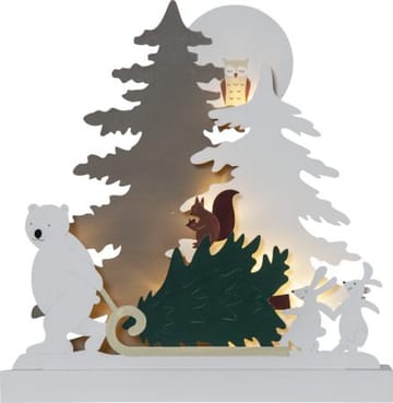 Forest Friends Inomhusdekoration belysning 37 cm - flerfärgad - Belysning & el - Julbelysning - Övrig julbelysning