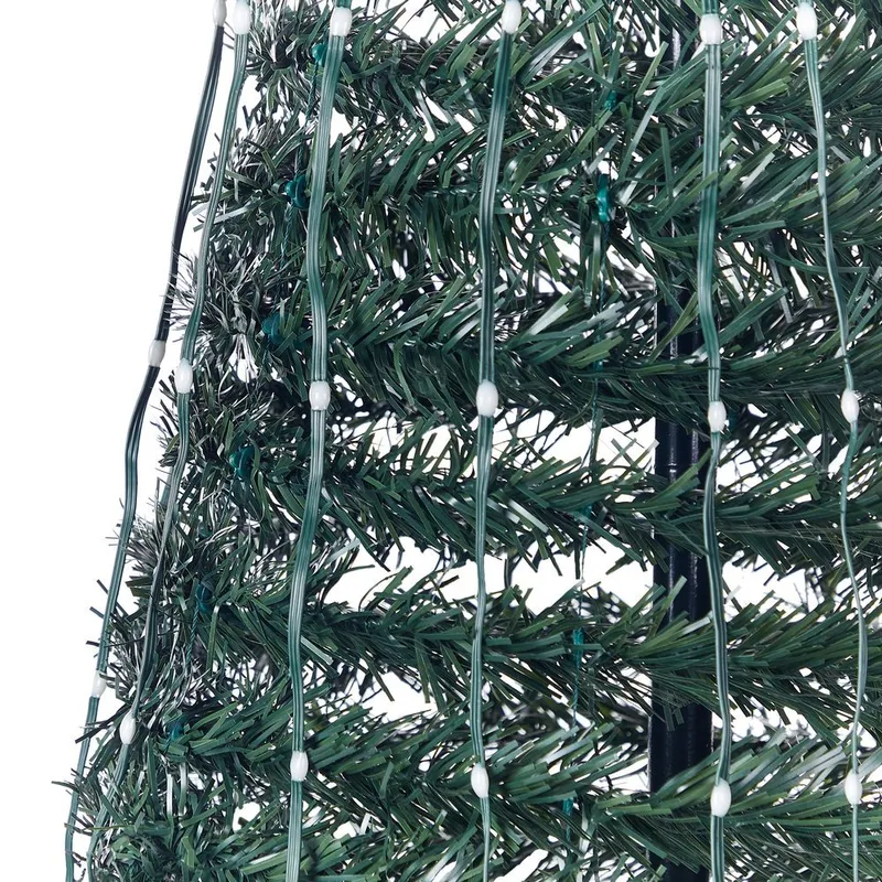 Golvjuldekoration Saarloq - 55x55x160 cm - Belysning & el - Julbelysning - Jullampor