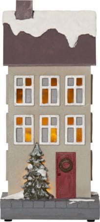 Hus Inomhusdekoration Julbelysning 24 cm - beige - Belysning & el - Julbelysning - Övrig julbelysning