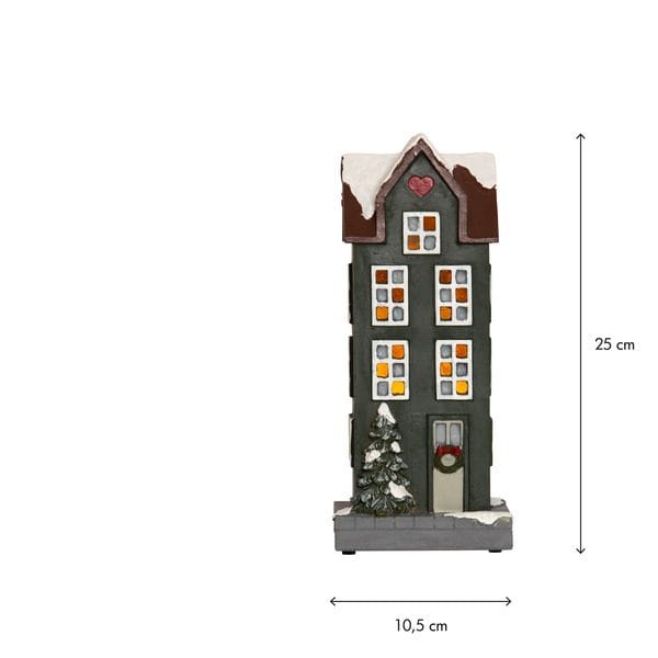 Hus Inomhusdekoration Julbelysning 25 cm - grön - Belysning & el - Julbelysning - Övrig julbelysning