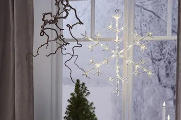 Icy Snöflinga 40 cm - transparent - Belysning & el - Julbelysning - Övrig julbelysning