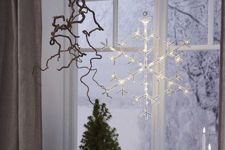 Icy Snöflinga 40 cm - transparent - Belysning & el - Julbelysning - Övrig julbelysning