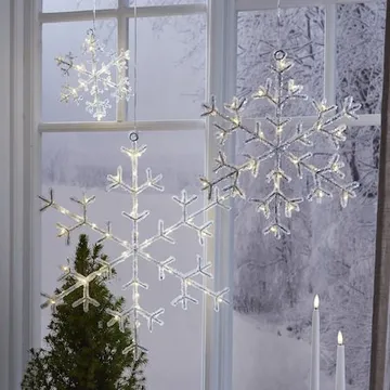 Icy Snöflinga 40 cm - transparent - Belysning & el - Julbelysning - Övrig julbelysning