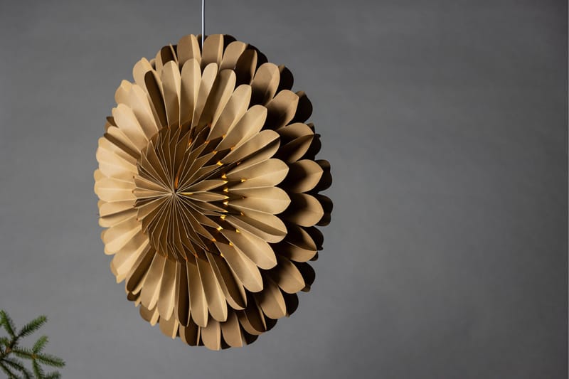 Järvsön Adventsstjärna / Jullampa 60 cm - Brun - Belysning & el - Julbelysning - Jullampor