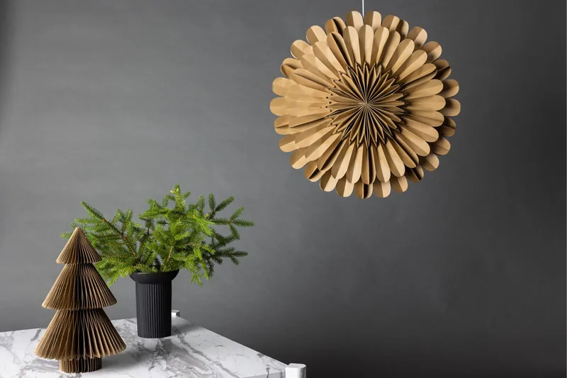 Järvsön Adventsstjärna / Jullampa 60 cm - Brun - Belysning & el - Julbelysning - Jullampor