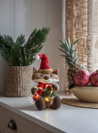 Joylight Dekorationsfigur 12 cm - brun - Belysning & el - Julbelysning - Övrig julbelysning