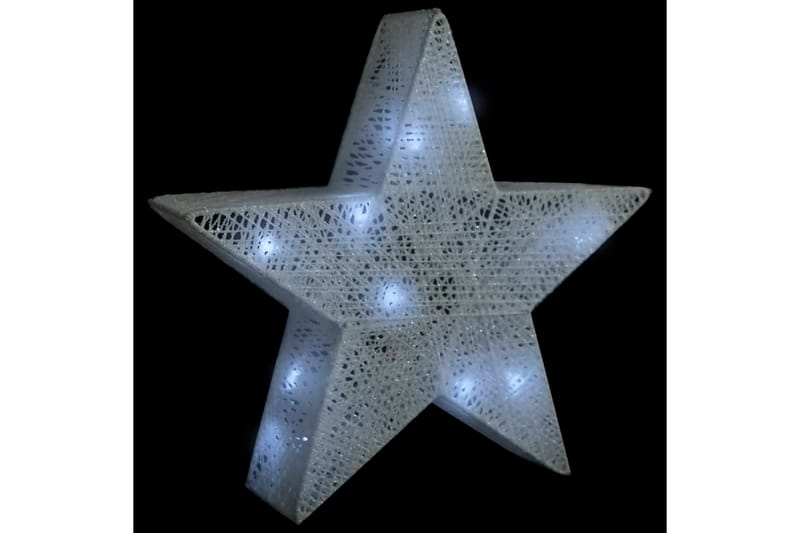 Juldekoration med LED stjärnor 3 st nät vit inne/ute - be Basic - Julbelysning utomhus
