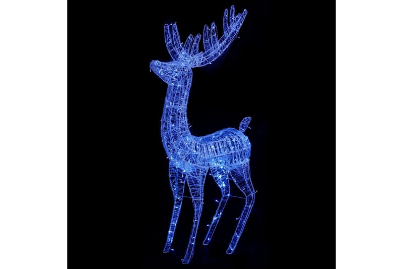 Julren akryl 250 LED 180 cm blå - Blå - Julbelysning utomhus