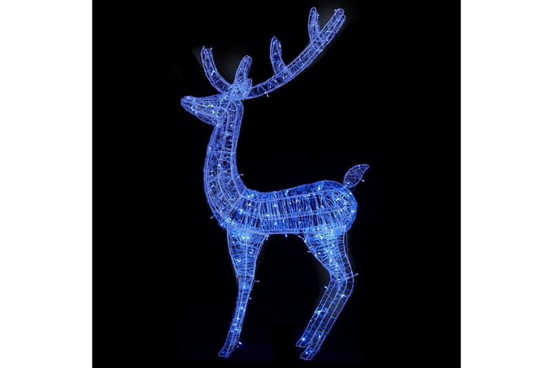 Julren akryl 250 LED 180 cm blå - Blå - Julbelysning utomhus