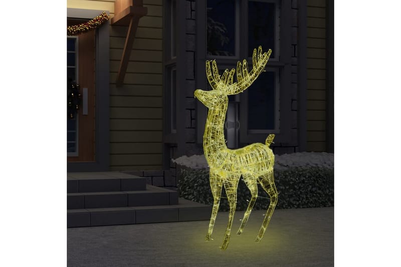 Julren akryl 250 LED 180 cm varmvit - Vit - Julbelysning utomhus