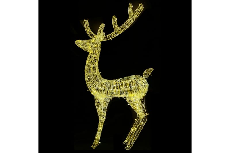 Julren akryl 250 LED 180 cm varmvit - Vit - Julbelysning utomhus