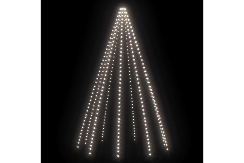 Ljusnät för julgran 400 lysdioder kallvit 400 cm - Kallvit - Julbelysning utomhus