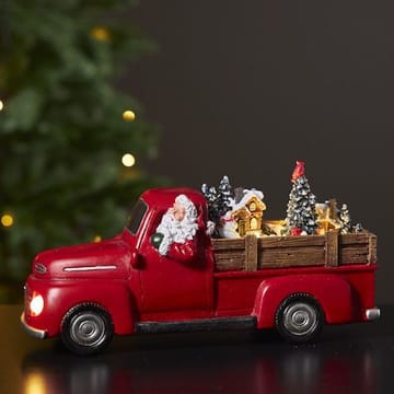 Juldekoration Merryville Tomte med Pickup 28,5x14 cm - Flerfärgad - Belysning & el - Julbelysning - Övrig julbelysning
