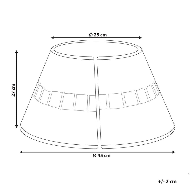Julgranskrage Marche - 45x45x27 cm - Belysning & el - Julbelysning - Övrig julbelysning