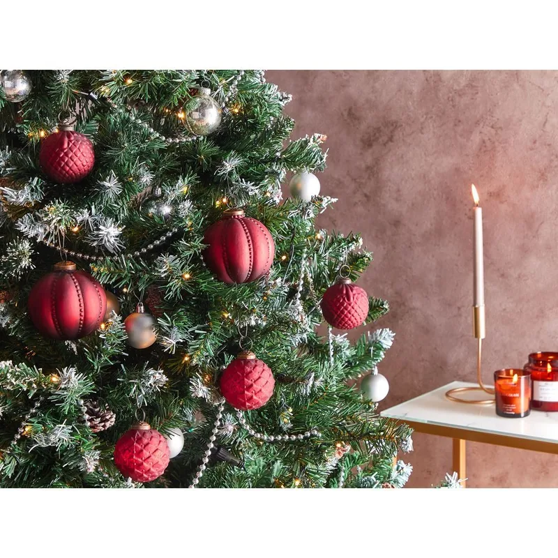 Julgranskula Argentin Set med 6 - Röd - Inredning - Julpynt & helgdekoration - Julpynt & juldekoration - Julgranspynt & julgranskulor