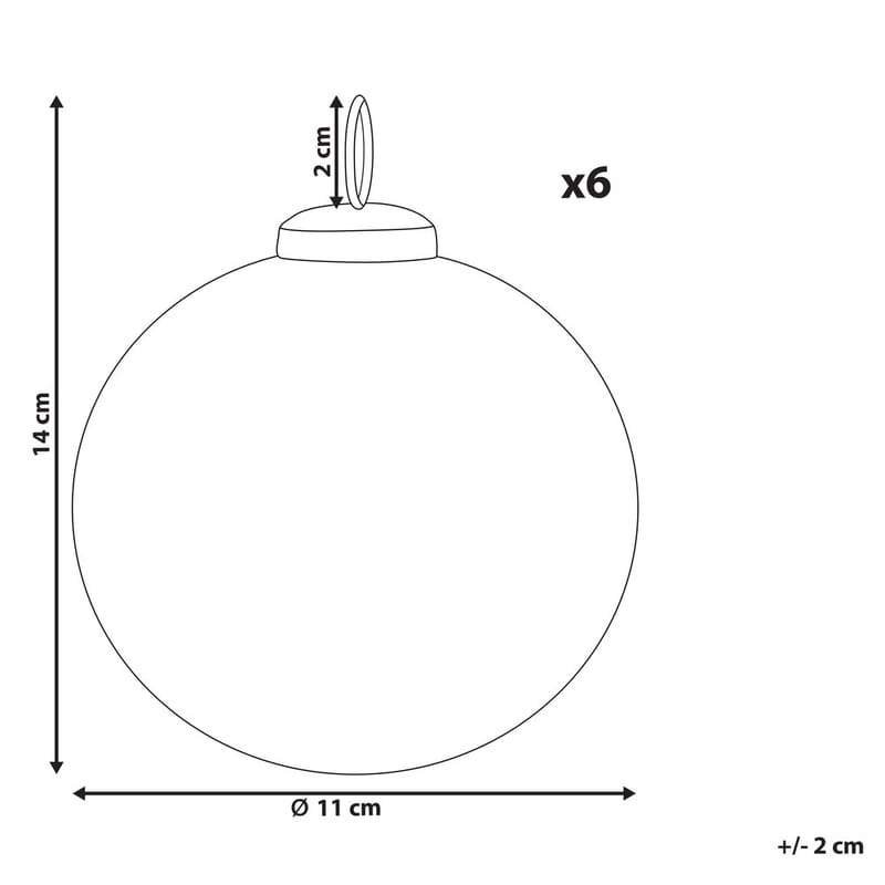 Julgranskula Astral Set med 6 - Belysning & el - Julbelysning - Övrig julbelysning