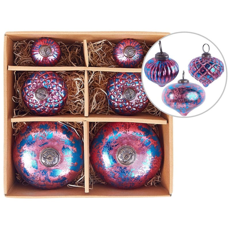 Julgranskula Astrale Set med 6, undefined