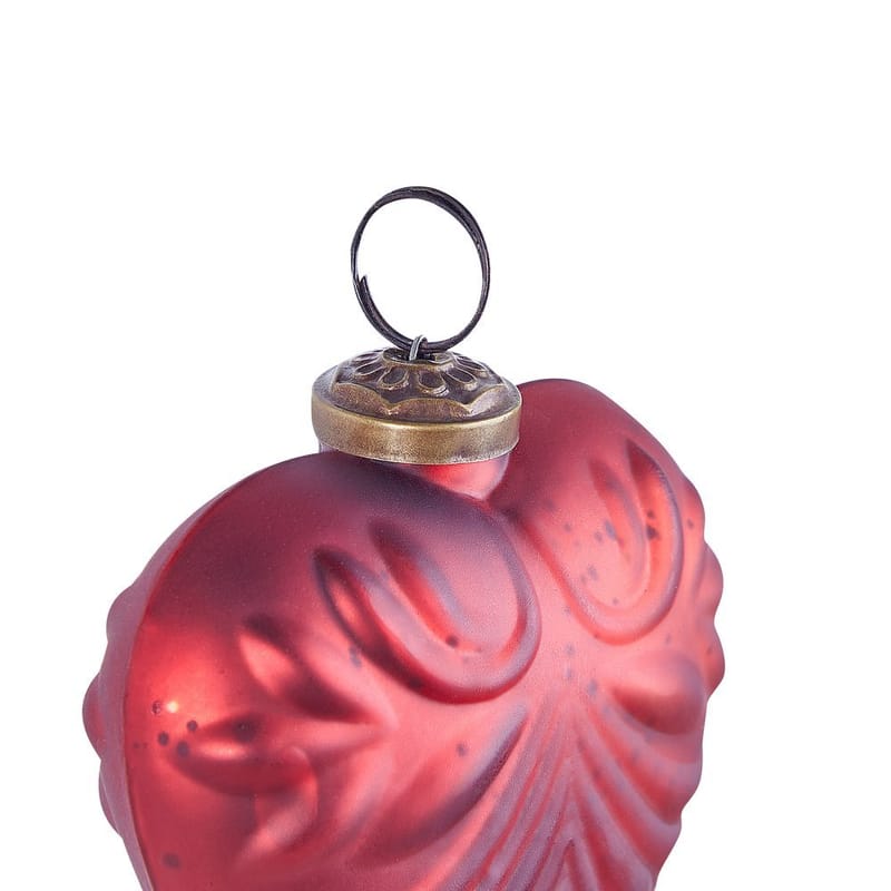 Julgranskula Feriable Set med 4 - Röd/Guld - Inredning - Julpynt & helgdekoration - Julpynt & juldekoration - Julgranspynt & julgranskulor