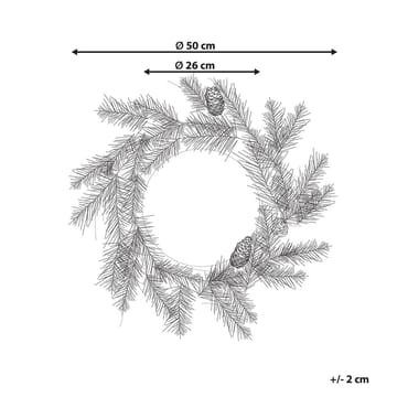 Julkrans Whitehorn - Inredning - Julpynt & helgdekoration - Julpynt & juldekoration - Julkrans