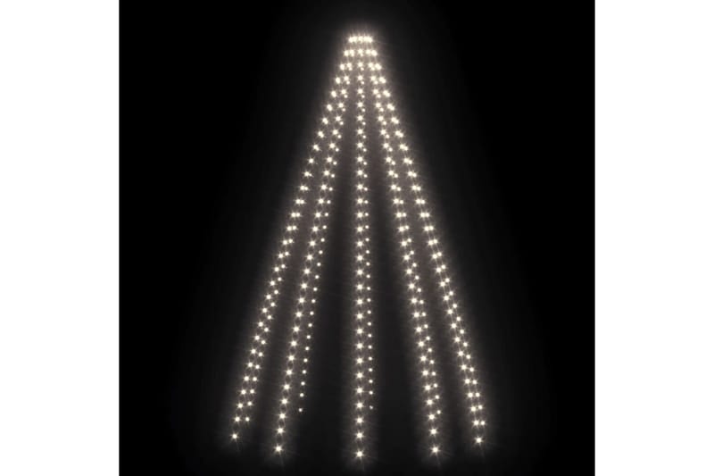 Ljusnät för julgran 300 lysdioder kallvit 300 cm - Vit - Jullampor - Julgransbelysning