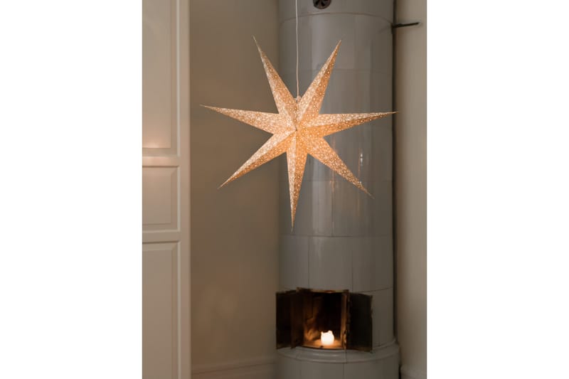 Pappersstjärna vit/guld 78cm - Konstsmide - Julstjärnor & adventsstjärnor - Jullampor