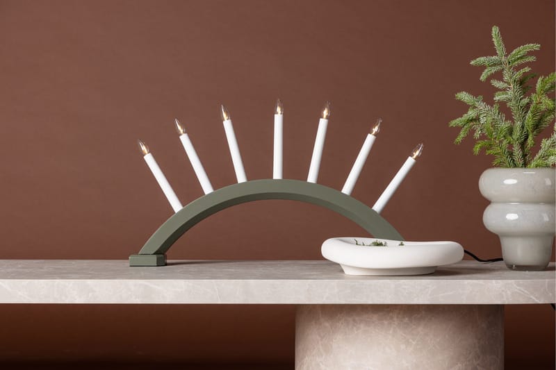 Kebnekaise Ljusstake - Grön - Belysning & el - Julbelysning - Jullampor