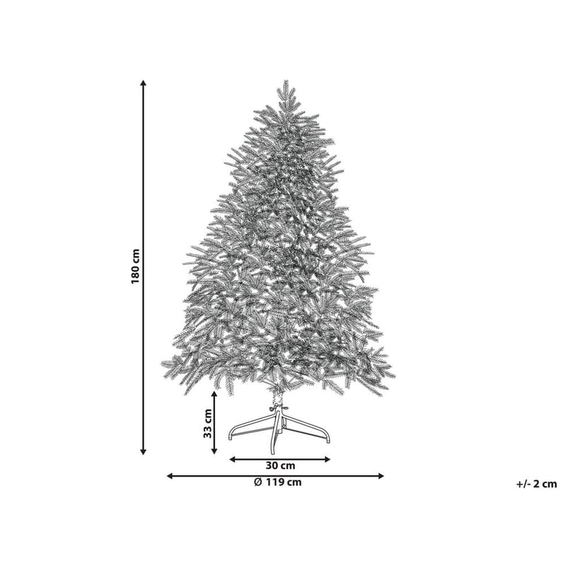 Konstgjord Julgran Fiddle - 119x119x180 cm - Inredning - Julpynt & helgdekoration - Julpynt & juldekoration - Plastgran