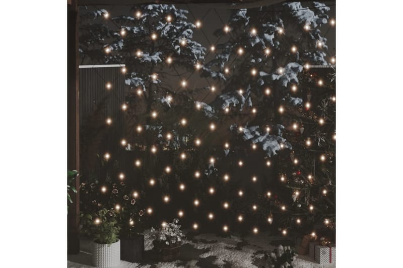 Ljusnät varmvit 3x3 m 306 LED inne/ute - Vit - Julbelysning utomhus