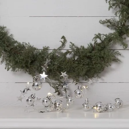 Ljusslinga X-mas 10 ljus - Silver / Transparent - Belysning & el - Julbelysning - Övrig julbelysning