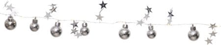 Ljusslinga X-mas 10 ljus - Silver / Transparent - Belysning & el - Julbelysning - Övrig julbelysning