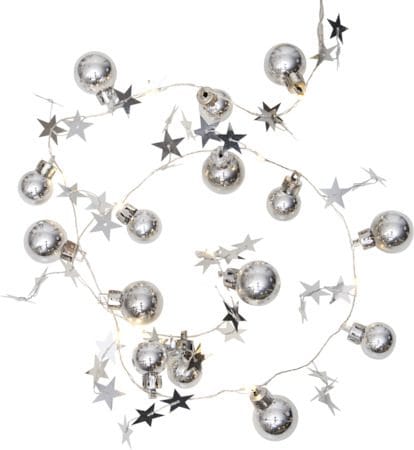 Ljusslinga X-mas 10 ljus - Silver / Transparent - Belysning & el - Julbelysning - Övrig julbelysning