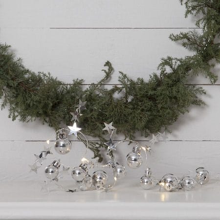 Ljusslinga X-mas 10 ljus - Silver / Transparent - Belysning & el - Julbelysning - Övrig julbelysning