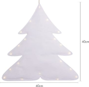 Milla Hängande dekoration 40 cm - vit - Belysning & el - Julbelysning - Övrig julbelysning