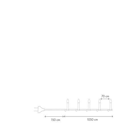 Olov LED Julgransbelysning 11,5 cm - vit och grön - Belysning & el - Julbelysning - Jullampor