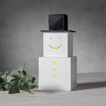 SNOWMAN Inomhusdekoration 29,5 cm - vit - Belysning & el - Julbelysning - Övrig julbelysning