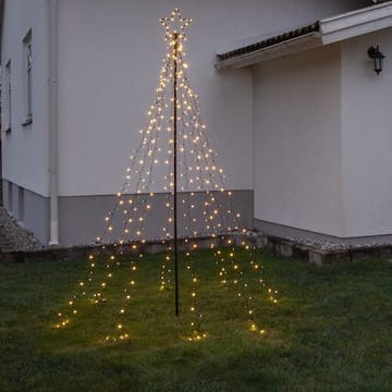 Spiky Utomhusdekoration belysning julgran 100x235 cm - svart - Belysning & el - Julbelysning - Julbelysning utomhus